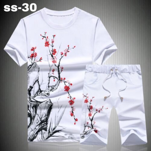 Stylish t-shirt & 2 quarter pant combo ss-30