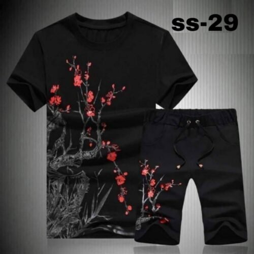 Stylish t-shirt & 2 quarter pant combo ss-29