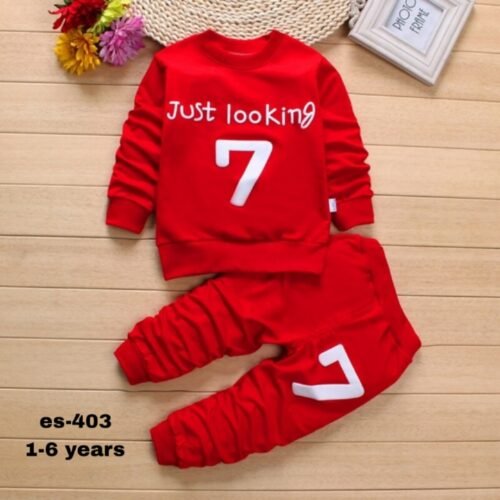 Stylish full sleeve t-shirt and pant combo for winter Es-403