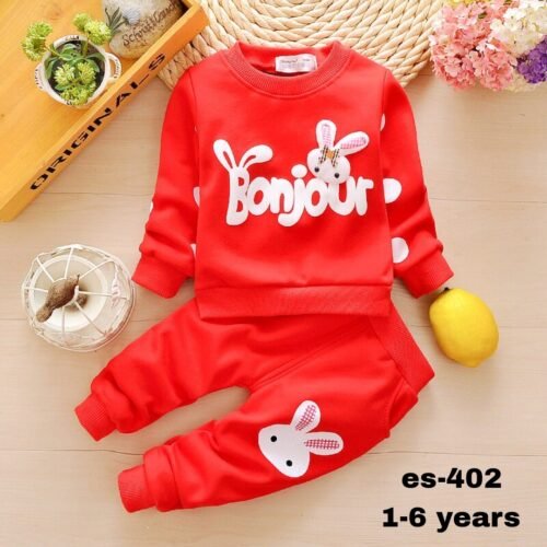 Stylish full sleeve t-shirt and pant combo for winter Es-402