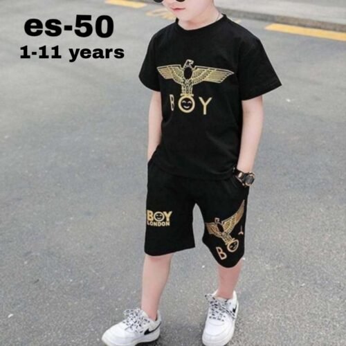 Exclusive 100% cotton t-shirt and pant set for baby es-50