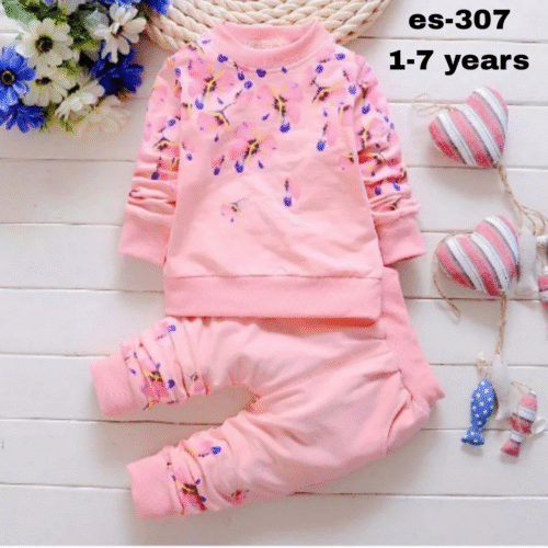 Stylish full sleeve t-shirt and pant combo for winter Es-407