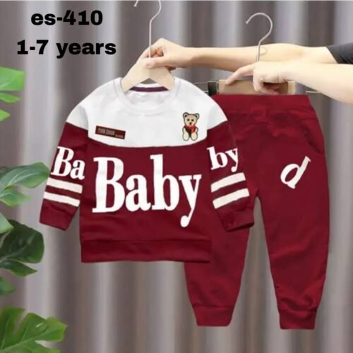 Stylish full sleeve t-shirt and pant combo for winter Es-410