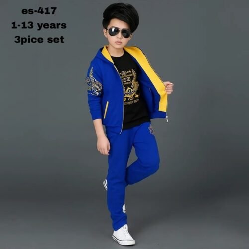 Stylish t-shirt + hoodie+pant combo for winter Es-417